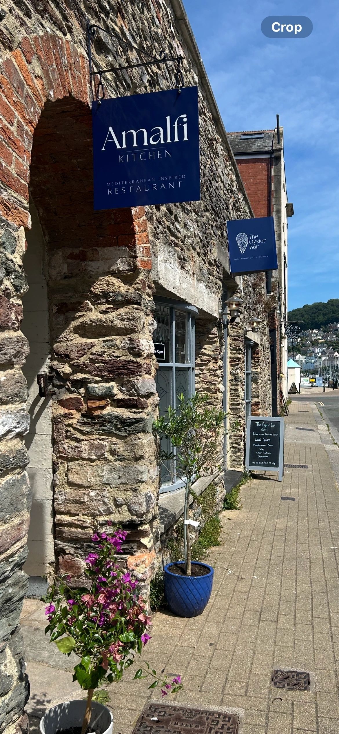 Entrance to Amalfi Kitchen on Hauley Road